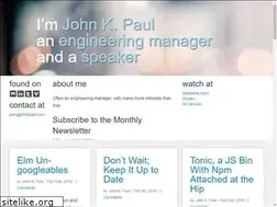 Sites similar to johnkpaul.com