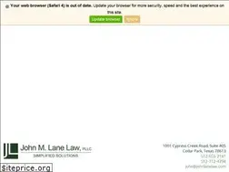 Sites similar to johnlanelaw.com