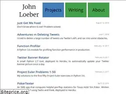 Sites similar to johnloeber.com