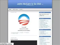 Sites similar to johnmccainissoold.wordpress.com