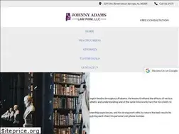Sites similar to johnnyadamslaw.com