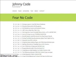 Sites similar to johnnycode.com