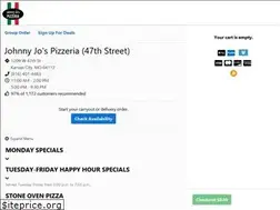 Sites similar to johnnyjospizza.com