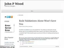Sites similar to johnpwood.net