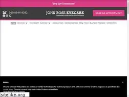 Sites similar to johnroseeyecare.co.uk