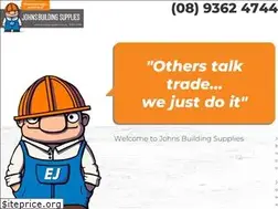 Sites similar to johnsbuildingsupplies.com.au