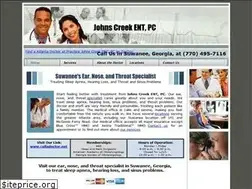 Sites similar to johnscreekentpc.com
