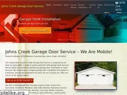 Sites similar to johnscreekgaragedoorrepair.net