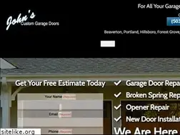 Sites similar to johnscustomgaragedoors.com