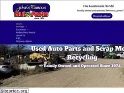 Sites similar to johnsfamousautoparts.com
