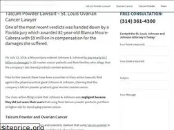 Sites similar to johnsonandjohnsonovariancancer.com