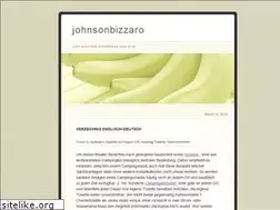 Sites similar to johnsonbizzaro.wordpress.com