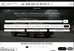 Sites similar to johnsonlexusdurham.com