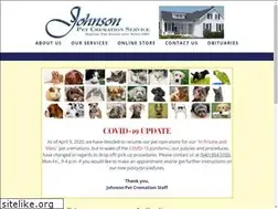 Sites similar to johnsonpetcremation.com