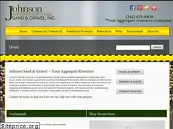 Sites similar to johnsonsandandgravel.net