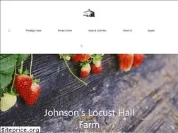Sites similar to johnsonslocusthallfarm.com