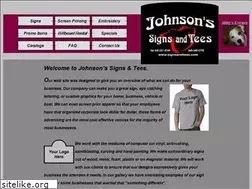 Sites similar to johnsonssignsandtees.com