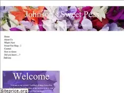 Sites similar to johnsonssweetpeas.co.uk