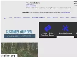 Sites similar to johnstonssubaru.com