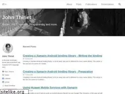 Sites similar to johnthiriet.com