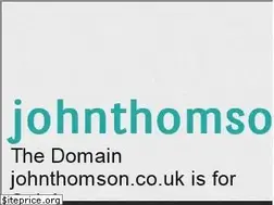 Sites similar to johnthomson.co.uk