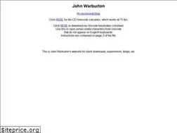Sites similar to johnwarburton.net