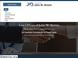 Sites similar to johnwbrownlaw.com