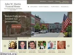 Sites similar to johnwmartinfuneralhome.com