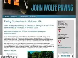 Sites similar to johnwolfepaving.com