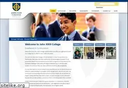 Sites similar to johnxxiii.edu.au