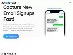 Sites similar to joinbytext.com
