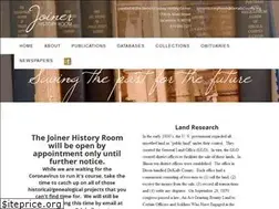 Sites similar to joinerhistoryroom.org