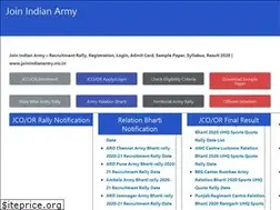 Sites similar to joinindianarmy.info