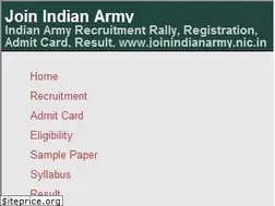 Sites similar to joinindianarmyr.in