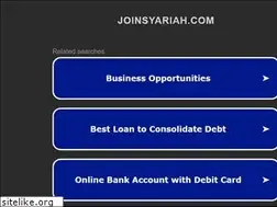 Sites similar to joinsyariah.com