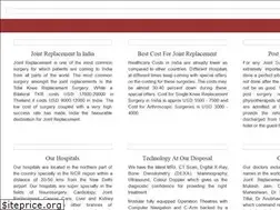 Sites similar to jointreplacementinindia.com
