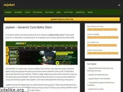 Sites similar to jojobet7.org