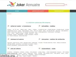 Sites similar to joker-annuaire.fr