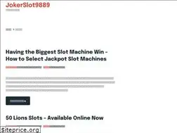 Sites similar to jokerslot9889.co.uk