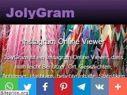 Sites similar to jolygram.com
