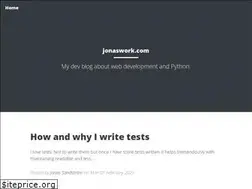 Sites similar to jonaswork.com