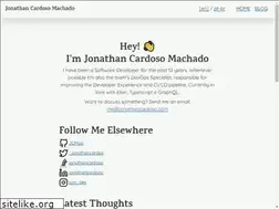 Sites similar to jonathancardoso.com