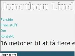 Sites similar to jonathanlindahl.dk