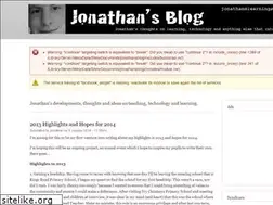 Sites similar to jonathansblog.net