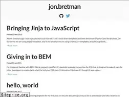 Sites similar to jonbretman.co.uk