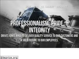 Sites similar to jonesbrotherstrucking.com