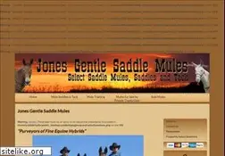 Sites similar to jonesgentlesaddlemules.com