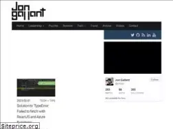 Sites similar to jongallant.com