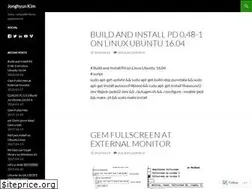 Sites similar to jonghyunkim816.wordpress.com