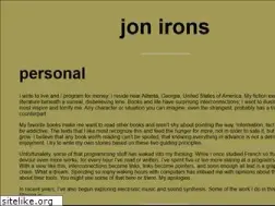 Sites similar to jonirons.net